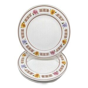 Studio Nova Floral Vista  8 3/8" Salad Plates Set of 3 Discontinued